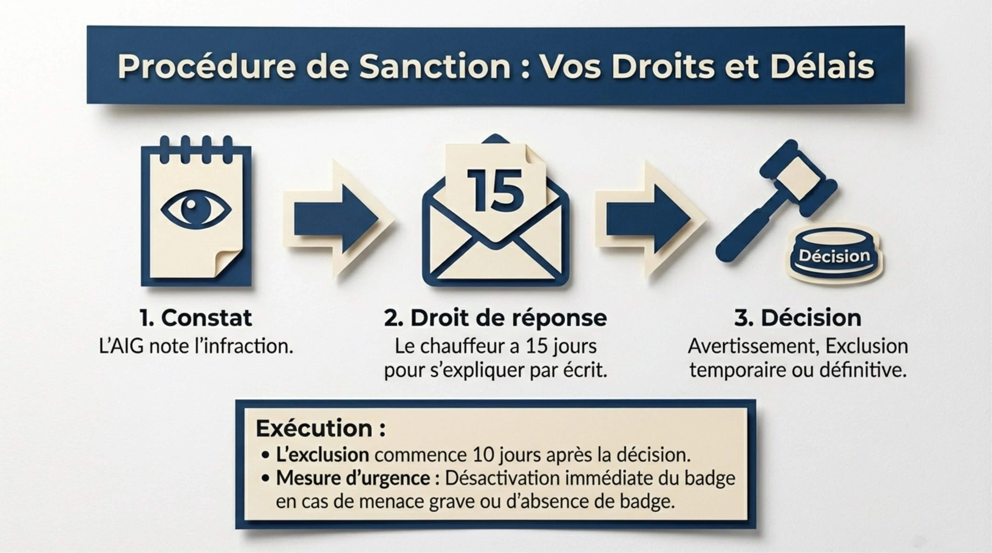 Résumé visuel — Chapitre III : Sanctions (1)
